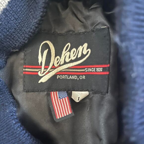 Vintage Dehen-1920 Men's Miller Lite Varsity Jacket - Picture 4 of 8